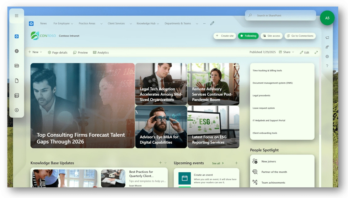 Fully Branded SharePoint Portal